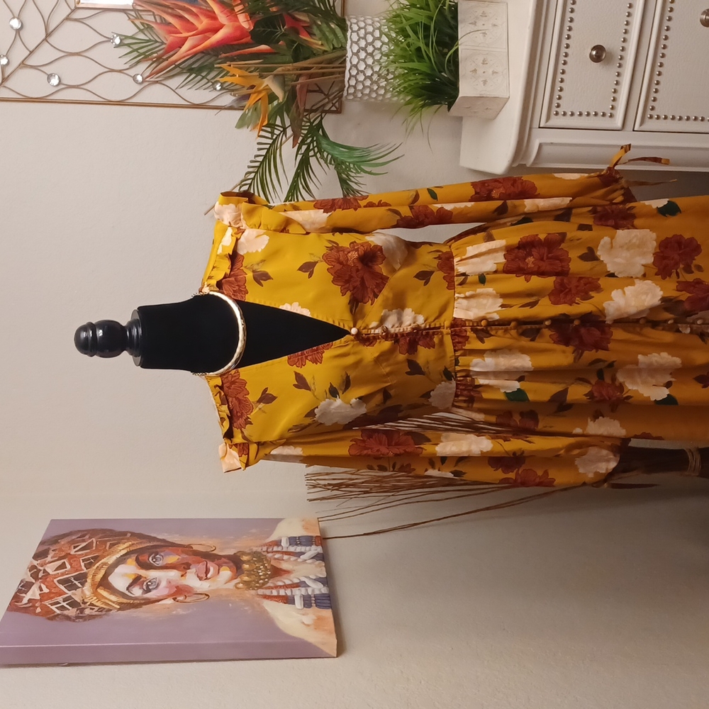 Boho Chic Floral Dress